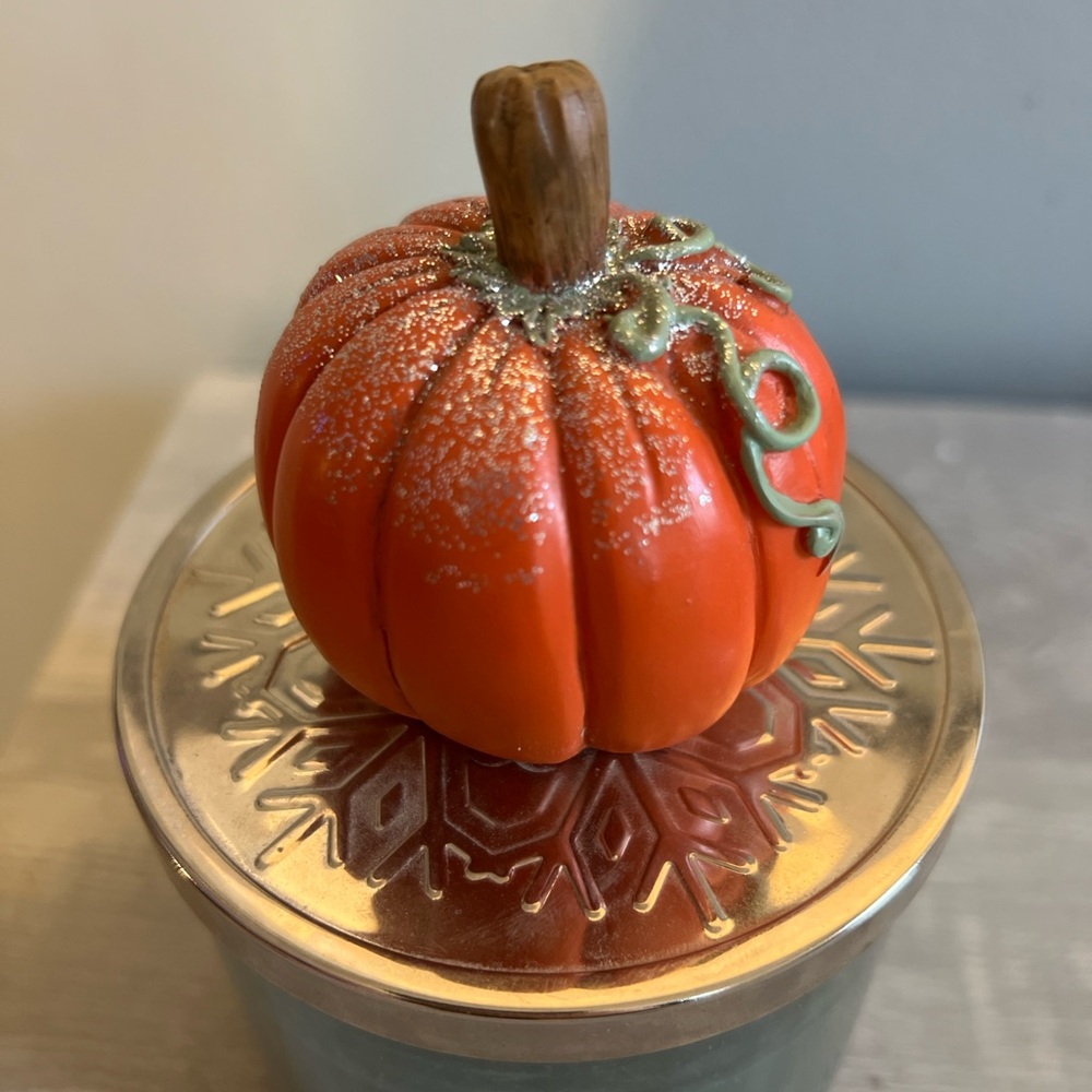 Pumpkin Decor Candle Topper